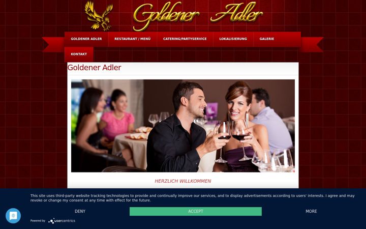 Screenshot of goldener-adler-schwabach.de