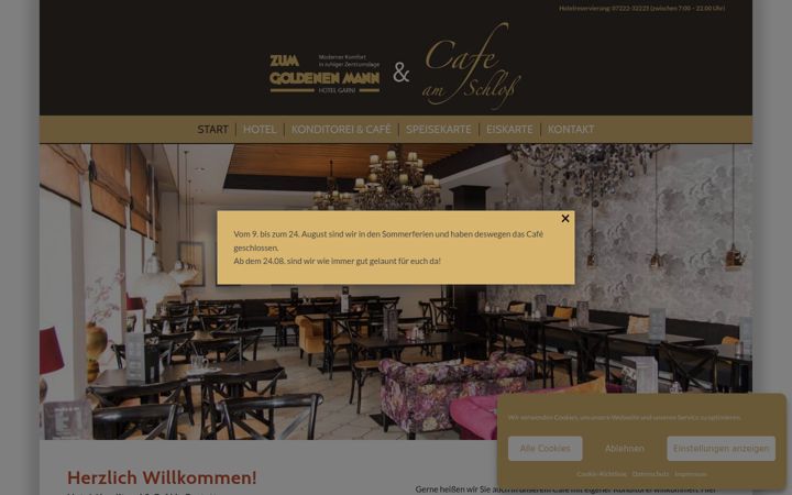 Screenshot of goldener-mann-rastatt.de