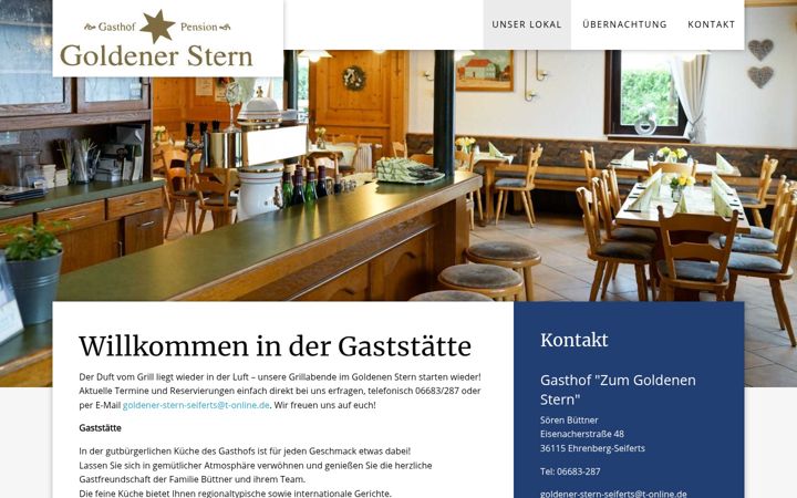 Screenshot of goldener-stern-rhoen.de