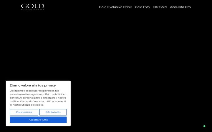 Screenshot of goldenergydrink.com