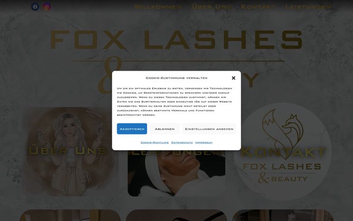 Screenshot of goldenfoxinstitut.de