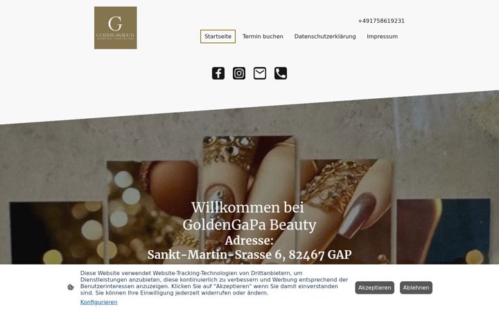 Screenshot of goldengapabeauty.de