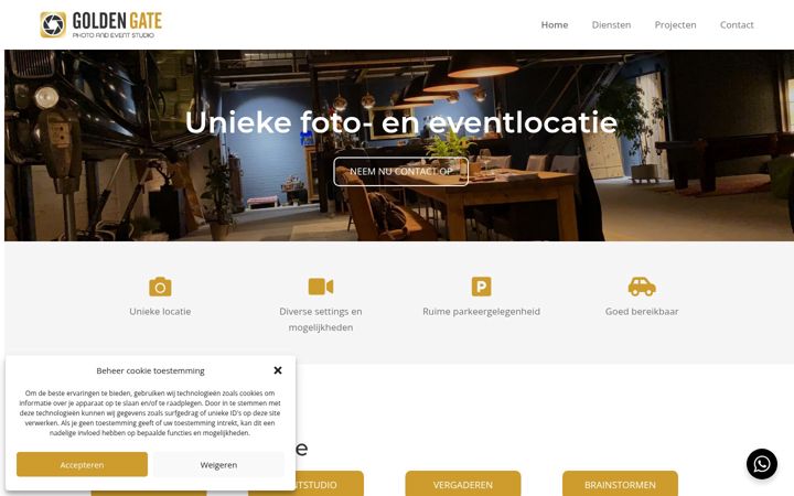 Screenshot of goldengatevught.nl