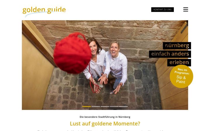 Screenshot of goldenguide.de