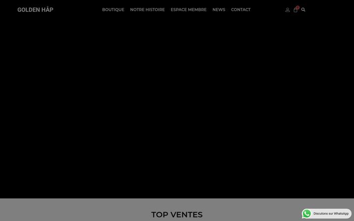 Screenshot of goldenhap.fr