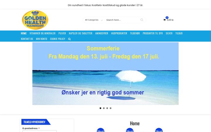 Skärmbild av goldenhealth.se