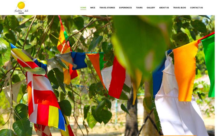 Screenshot of goldenislesrilanka.com