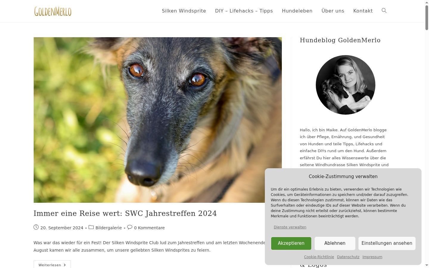 Screenshot tal-banner tal-kunsens muri qabel kwalunkwe interazzjoni