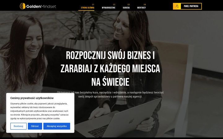 Screenshot of goldenmindset.pl