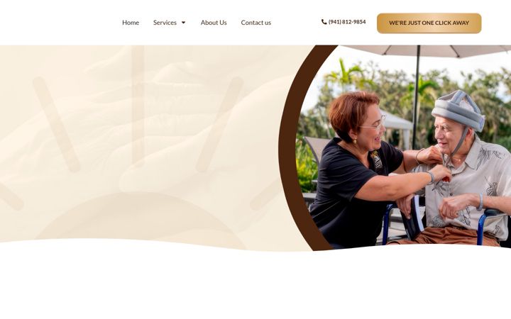 Screenshot of goldenpalmcare.com