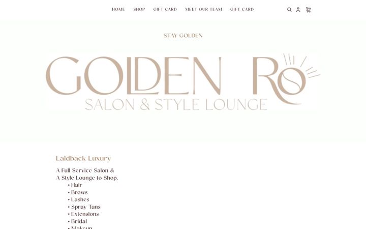 Screenshot of goldenro.co