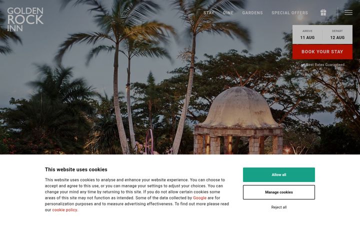 Screenshot of goldenrocknevis.com