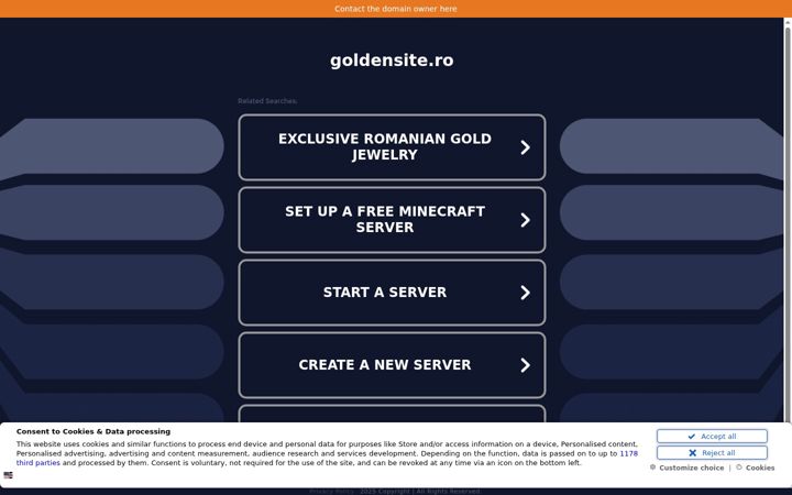 Screenshot of goldensite.ro