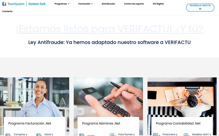 Screenshot of goldensoft.com