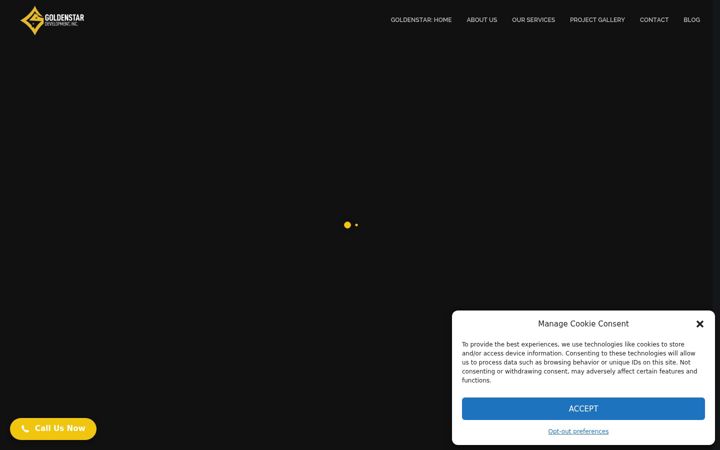 Screenshot of goldenstardevelopment.com