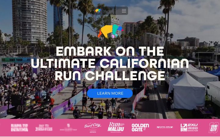 Screenshot of goldenstatechallenge.com