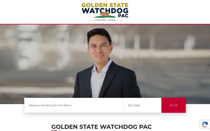 Screenshot of goldenstatewatchdogpac.com