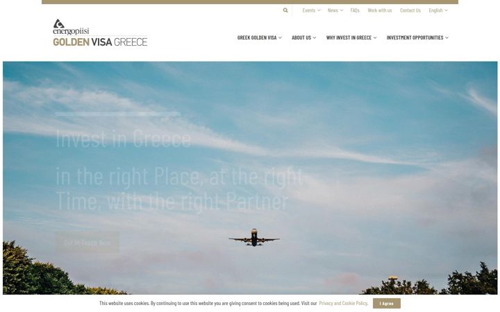 Screenshot of goldenvisa-greece.com