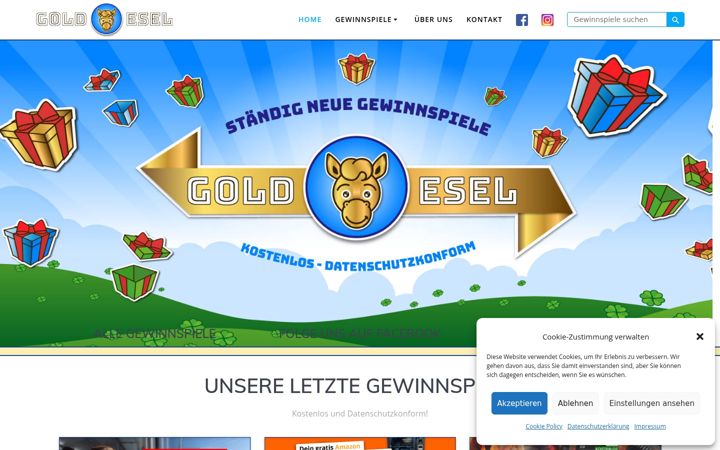 Screenshot of goldesel24.de