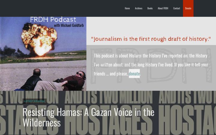 Screenshot of goldfarbpod.com