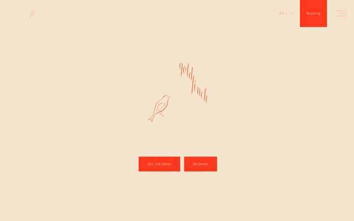 Screenshot of goldfinch.dk