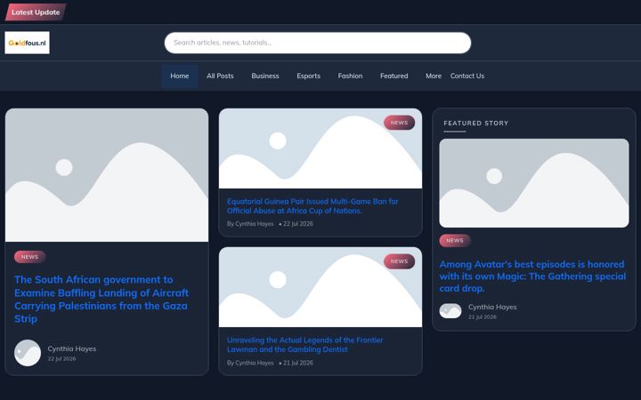 Screenshot of goldfocus.nl