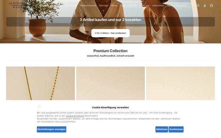 Screenshot of goldharmonie.de