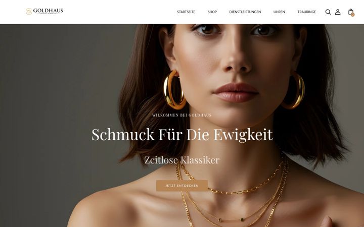 Screenshot of goldhaus-schweiz.ch