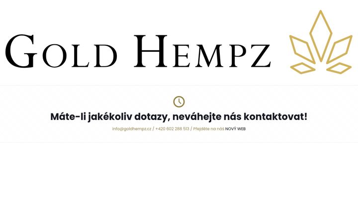 Screenshot of goldhempz.cz