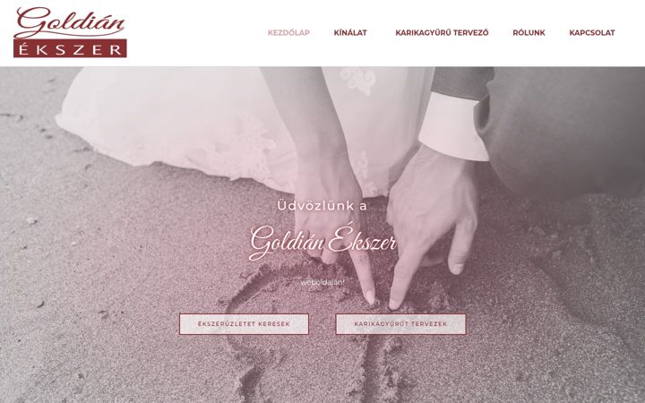 Screenshot of goldian.hu