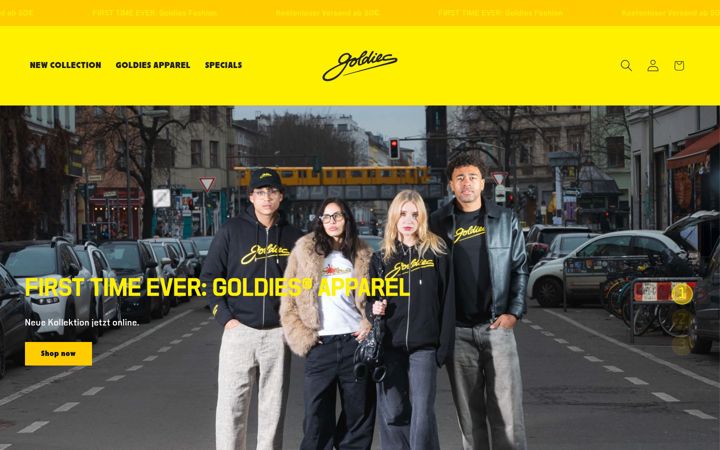 Screenshot of goldies-shop.de