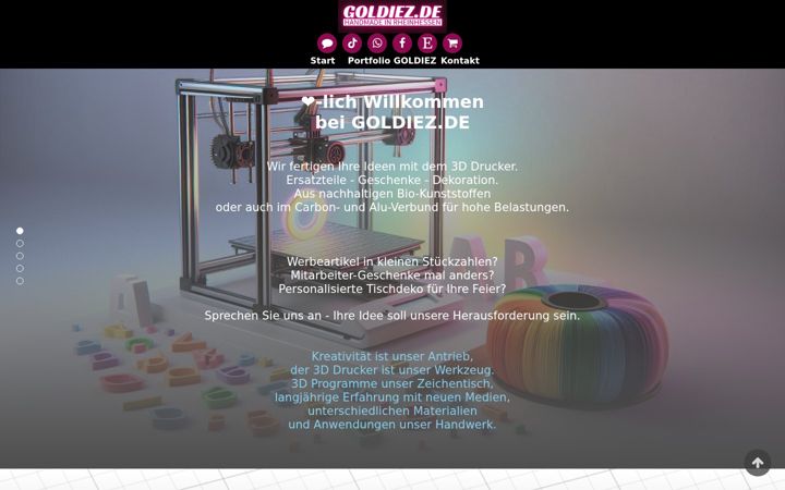 Screenshot of goldiez.de