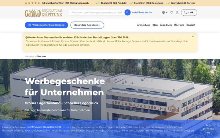 Screenshot of golding.eu