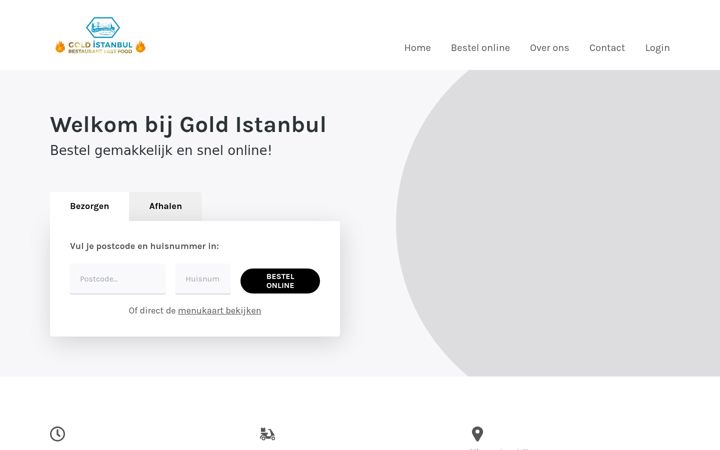 Screenshot of goldistanbul.nl