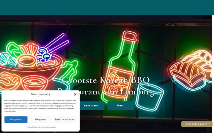 Screenshot of goldkoreanbbq.nl