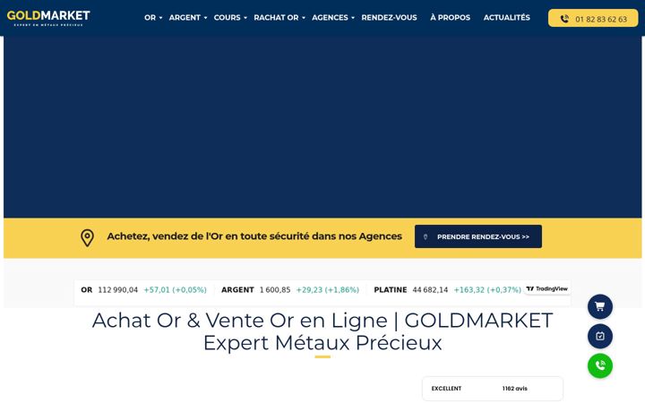 Screenshot of goldmarket.fr
