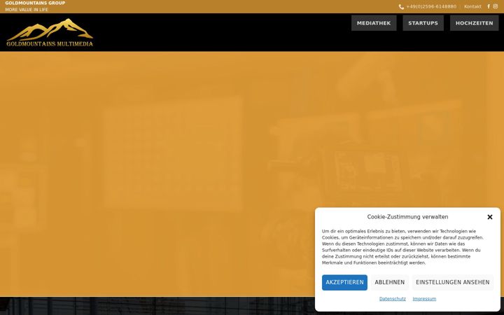 Screenshot of goldmountains-multimedia.eu