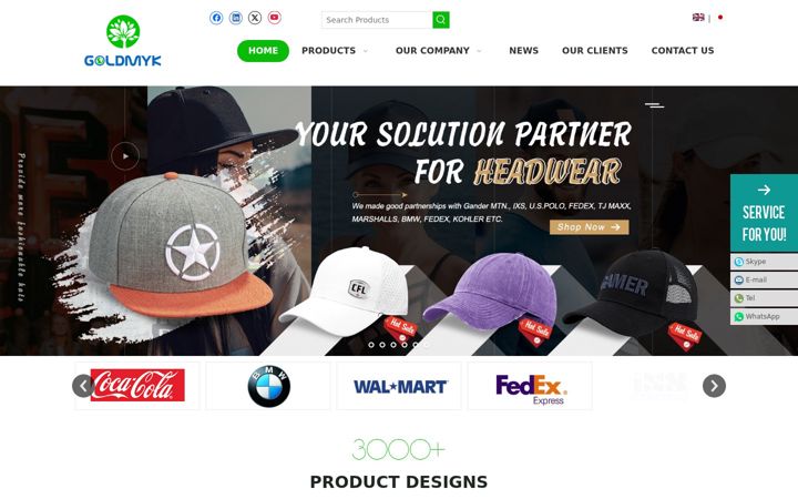 Screenshot of goldmyk.com