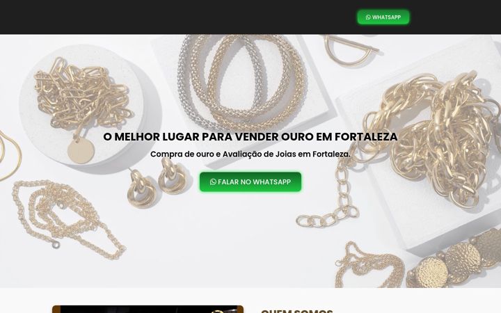 Screenshot of goldparo.com.br