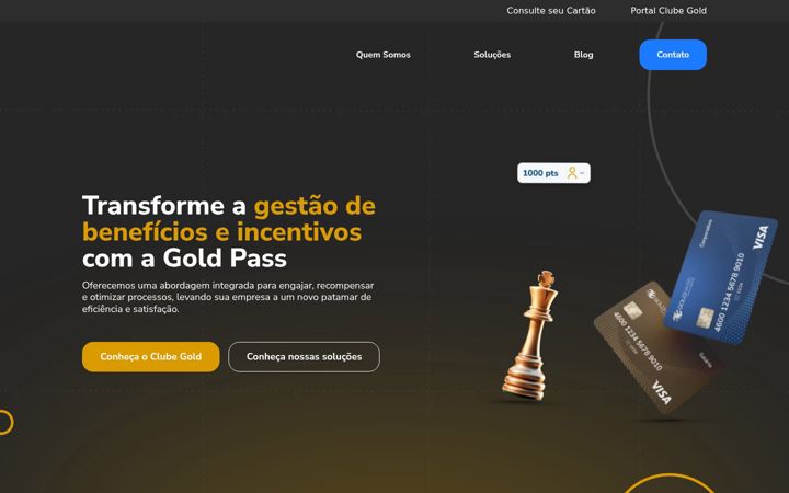 Screenshot of goldpass.club