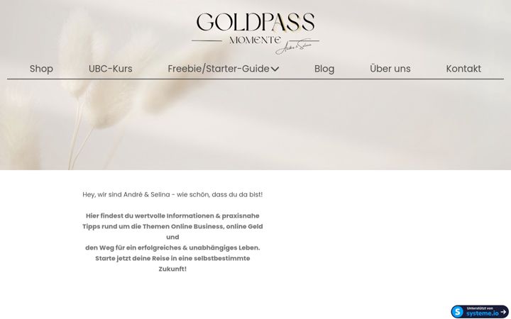 Screenshot of goldpassmomente.de