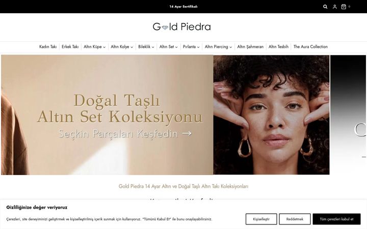 Screenshot of goldpiedra.com