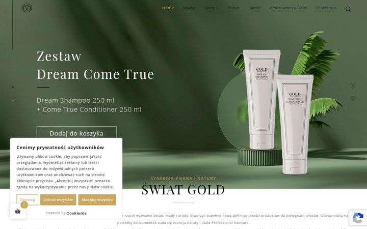 Screenshot of goldpolska.pl