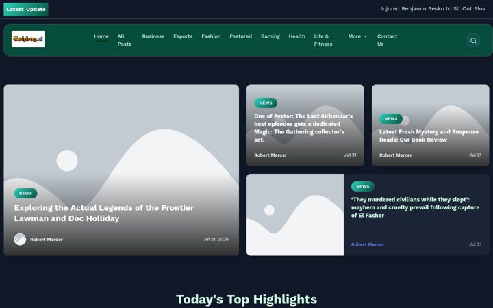 Screenshot of goldproblog.nl