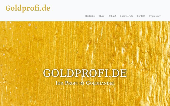 Screenshot of goldprofi.de