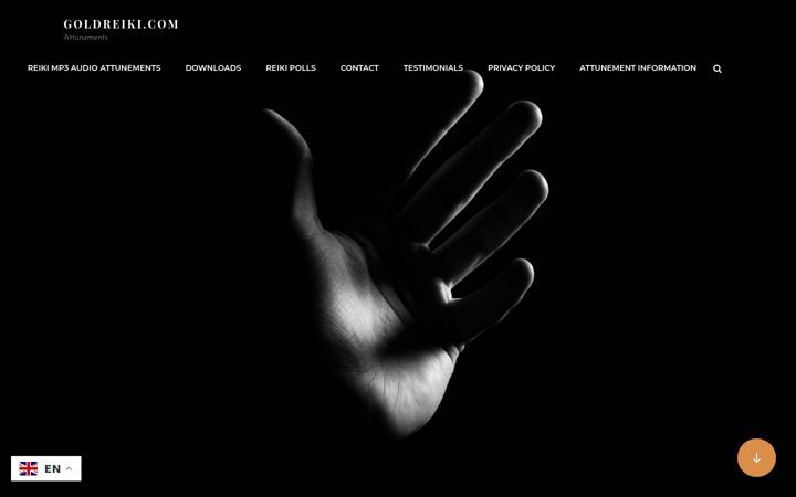 Screenshot of goldreiki.com