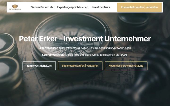 Screenshot of goldrendite.de
