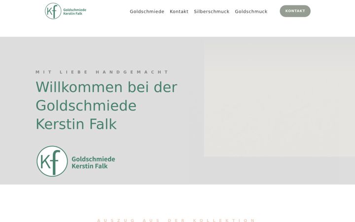Screenshot of goldschmiede-falk.de