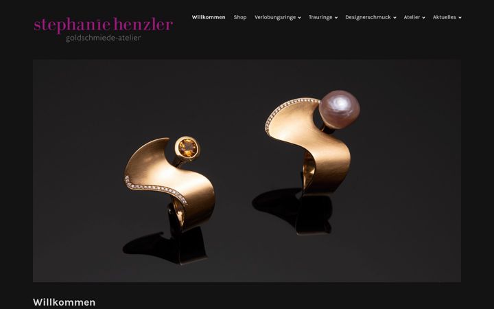 Snímek obrazovky goldschmiede-henzler.de