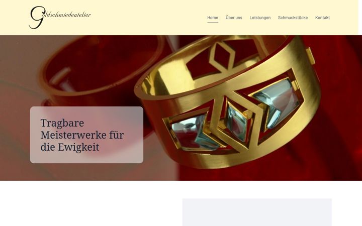 Snímek obrazovky goldschmiede-jimenez.de